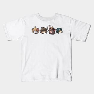 Genshin Impact Cute Chibi | Childe, Xhao, Zhongli, Hu Tao Kids T-Shirt